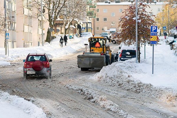 Parken im Winter schlecht